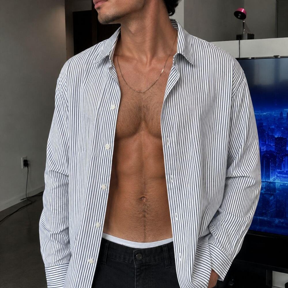 Abercrombie fitch striped camp